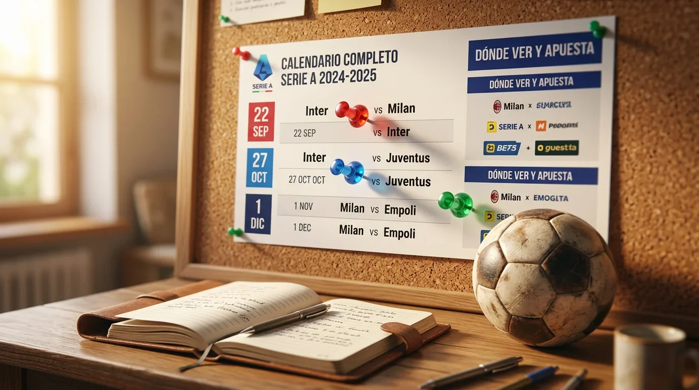 Calendario de la Serie A: Planificación para Apostar